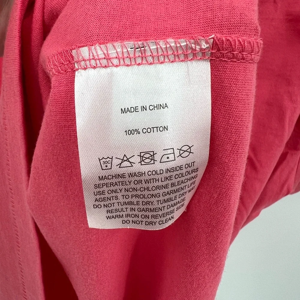 Barney Cool Paradise coral pink tee